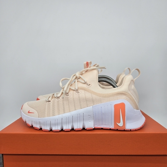 New Nike Free Metcon 6 Guava Ice Light Wild Mango Women's Workout Shoes Size 9.5